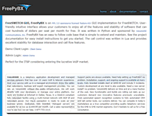 Tablet Screenshot of freepybx.org